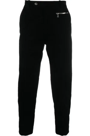 Balmain Pantalones tapered con diseño corto