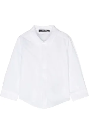Balmain Camisa con logo estampado