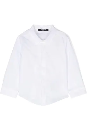 Balmain Camisa con logo estampado