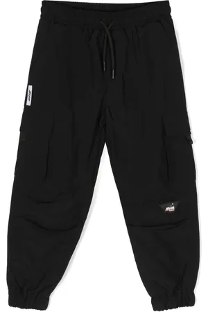 Msgm Pantalones cargo con parche del logo