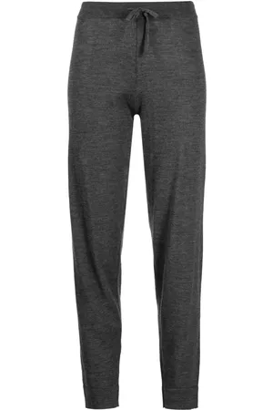 Cashmere In Love Pantalones de tejido fino con cordones en la pretina