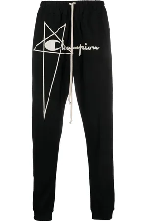 Rick Owens Pants con logo bordado
