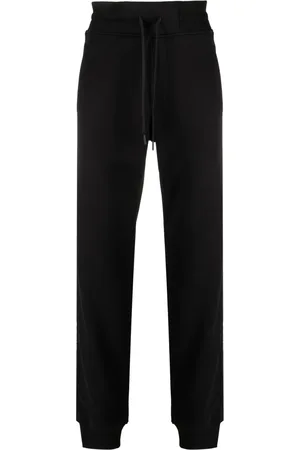 VERSACE Pants con franja del logo