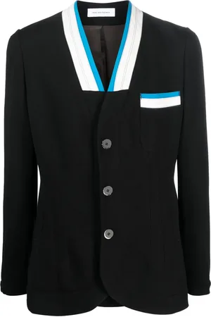 Kiko Kostadinov Blazer con botones y ribete de rayas