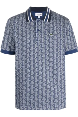 Lacoste Playera tipo polo manga corta con monograma