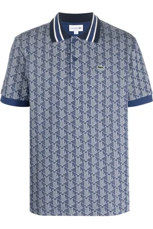 Lacoste Playera tipo polo manga corta con monograma