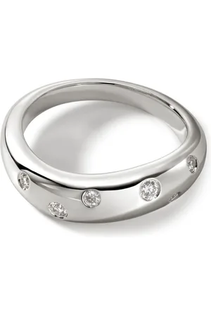 John Hardy Anillo Surf Band con diamantes
