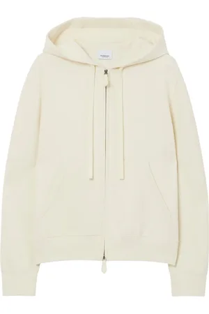 Burberry Hoodie con cordones y cierre