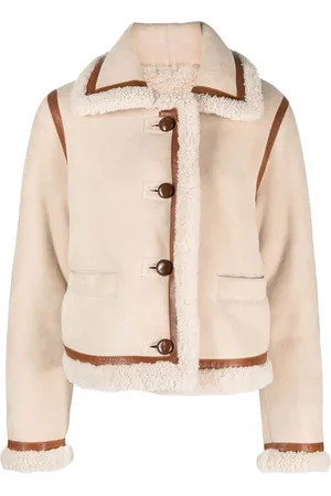 Claudie Pierlot Abrigo con cuello de lana