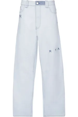 RTA Jeans anchos con logo bordado