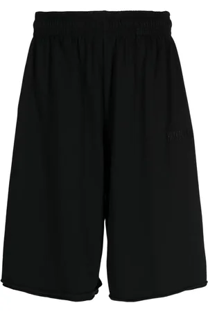 Vetements Bermudas con logo bordado