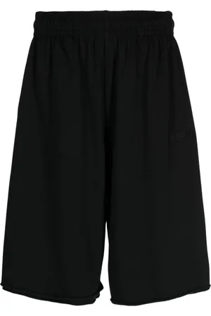 Vetements Bermudas con logo bordado
