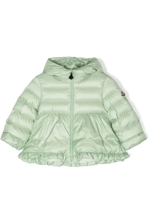 Moncler Chamarra capitonada con parche del logo
