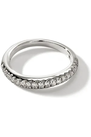 John Hardy Anillo Surf Pavé Band