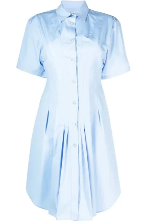 Marni Vestido camisero con pliegues