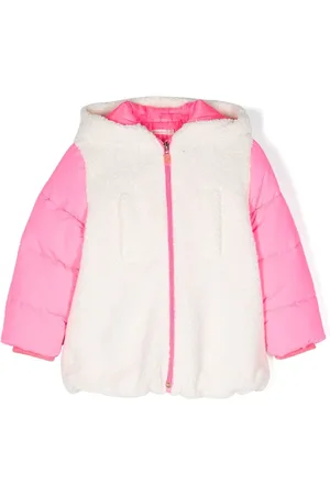 Billieblush Chamarra capitonada con detalle de lana