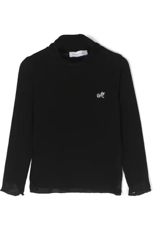 MONNALISA Playera con logo y cuello redondo