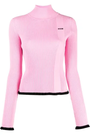 Msgm Suéter tejido con logo en intarsia