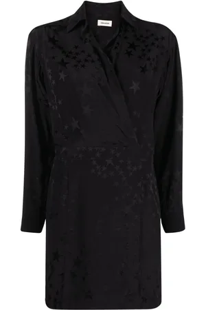 Zadig & Voltaire Vestido corto con estrellas en jacquard