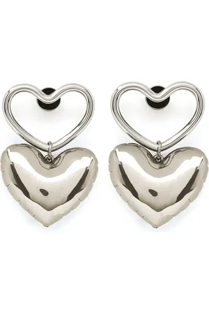 Nina Ricci Aretes Blow Up con dije de corazón