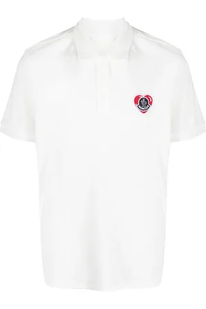 Moncler Playera tipo polo con logo bordado