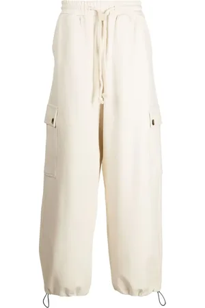 FIVE CM Pants con bolsillos y cordones en la pretina