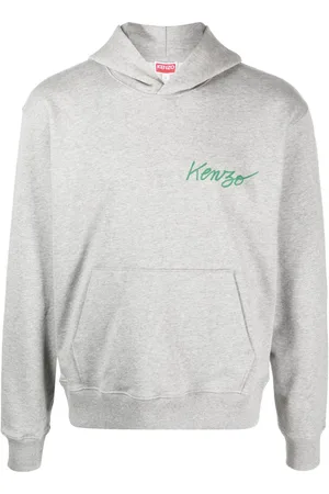 Kenzo Hoodie con efecto melange y estampado gráfico
