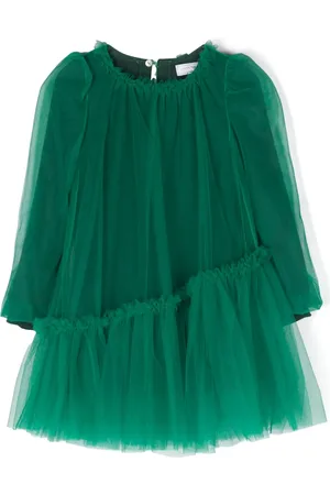 MONNALISA Vestido de tul manga larga