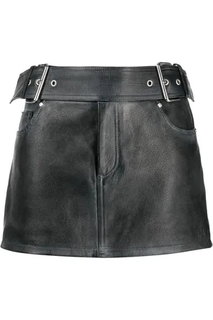 BLUMARINE Falda corta con cinturón