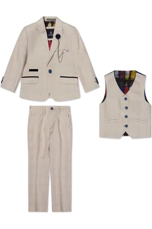 House of Cavani Traje de tres piezas con botones
