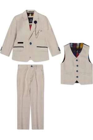 House of Cavani Traje de tres piezas con botones