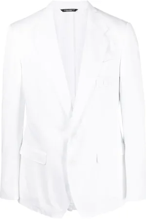 Dolce & Gabbana Blazer de vestir con logo bordado