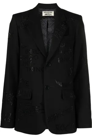 Zadig & Voltaire Blazer con botones y detalles de strass