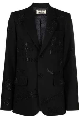 Zadig & Voltaire Blazer con botones y detalles de strass