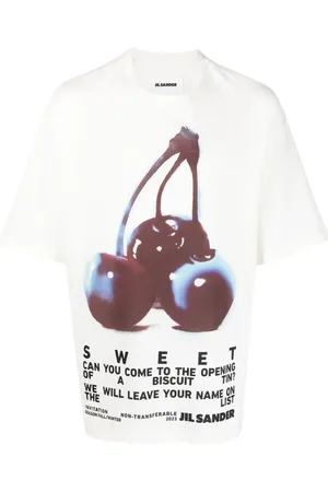 Jil Sander Playera con estampado gráfico