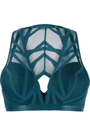  Copas de pecho Imprimir Lencería Fringe Bra Strappy