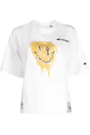 Maison Mihara Yasuhiro Playera con logo bordado