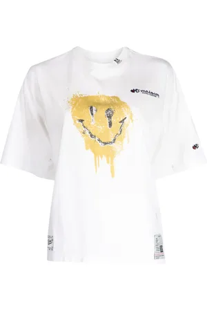 Maison Mihara Yasuhiro Playera con logo bordado