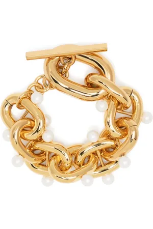 Paco rabanne Pulsera XL Link con perlas artificiales