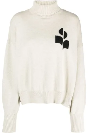 Marant Etoile Suéter Nash con logo en intarsia