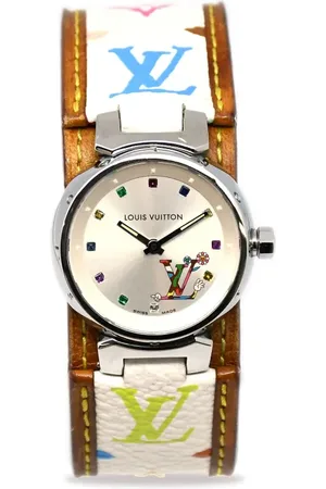 LOUIS VUITTON Reloj Tambour de 24mm 2012 en colaboración con Takashi Murakami de archivo