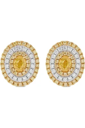 HYT Jewelry Aretes en oro de 18kt con diamantes
