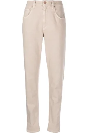 Brunello Cucinelli Jeans rectos con tiro medio