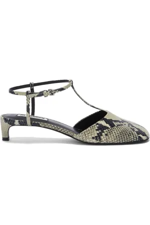 Jil Sander Zapatillas con efecto de piel de lagarto y tacón de 35mm