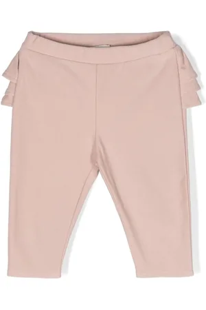 DOUUOD KIDS Leggins con volantes