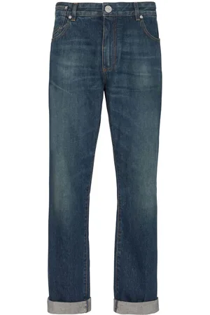 Balmain Jeans rectos con parche del logo