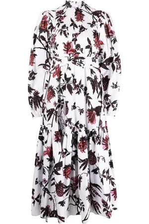 Patou Vestido con estampado gráfico