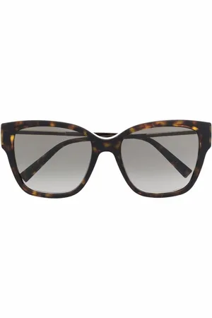 Givenchy Lentes de sol cat eye con efecto de carey
