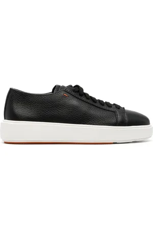 santoni Tenis con agujetas con efecto pulido