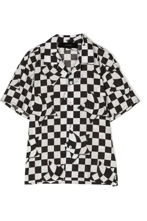 AMIRI Camisa con cuadros estampados